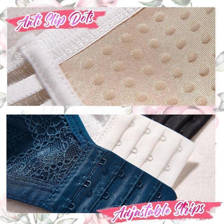 ( SET OF 3 ). Strapless Lace Drawstring Bandeau