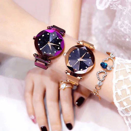 Combo of Women's Metal Watch and Bracelets(Buy One Get One Free)