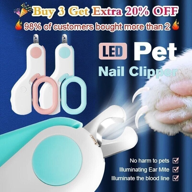 đ„(New Year Hot Sale - Save 40% OFF) LED Pet Nail Clipper