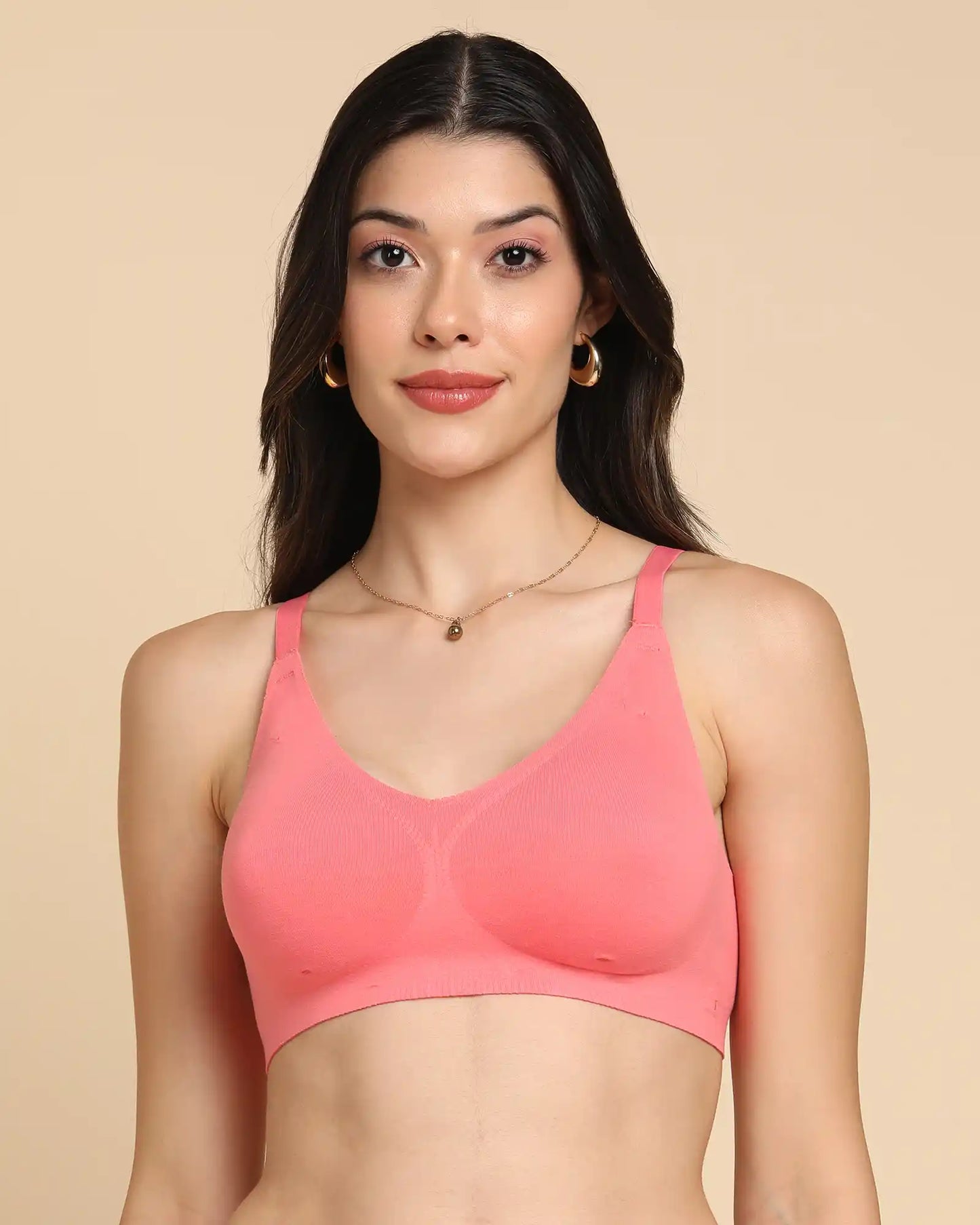Fit Cotton fabric Lightly Padded Bra