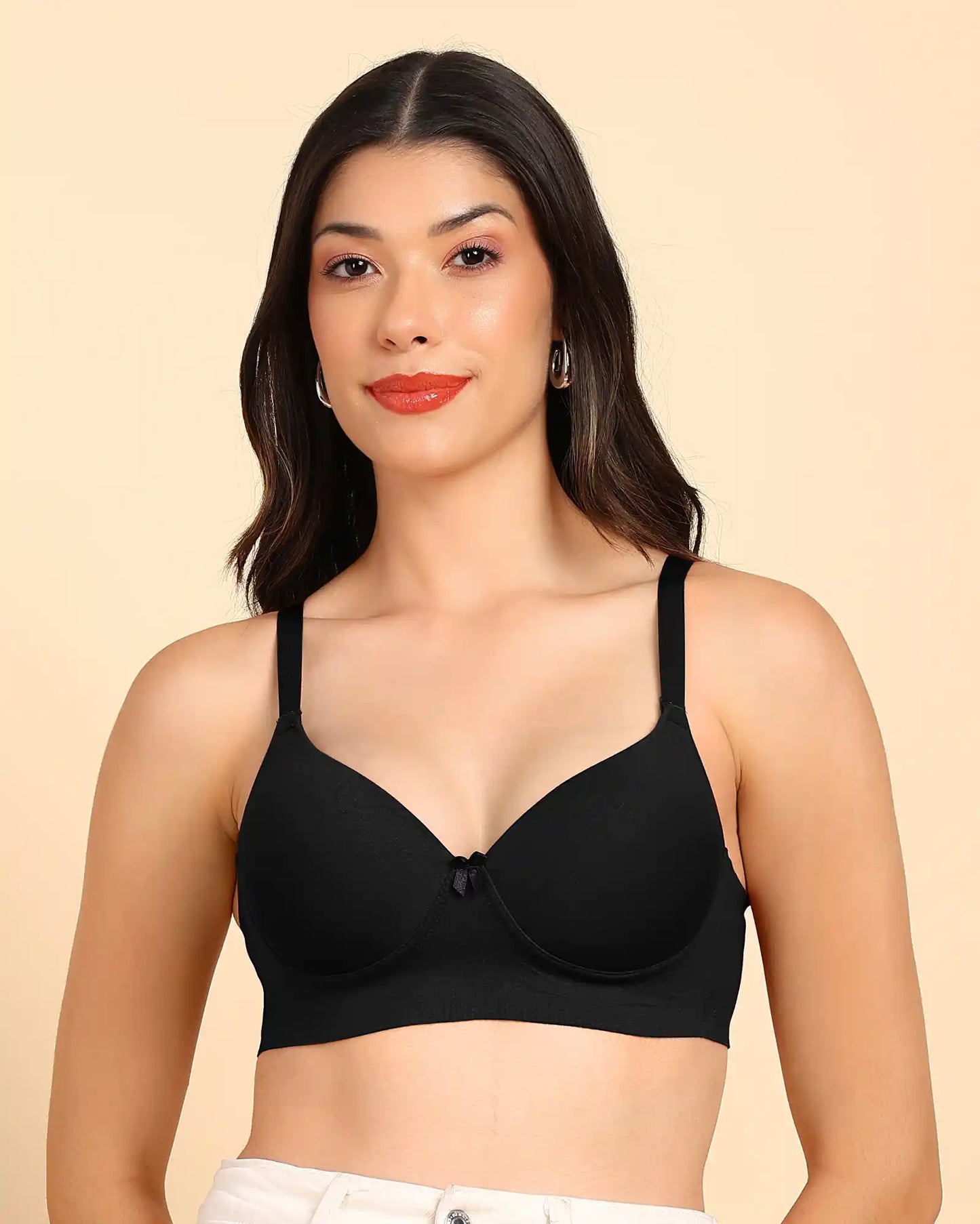 Fit Cotton Bonded Seamless Push-Up Bra