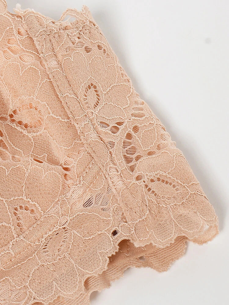 Hollow Front Zip Full Coverage Wireless Gather Bra (Pack of 3)