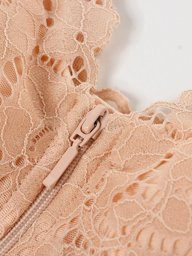 Hollow Front Zip Full Coverage Wireless Gather Bra (Pack of 3)