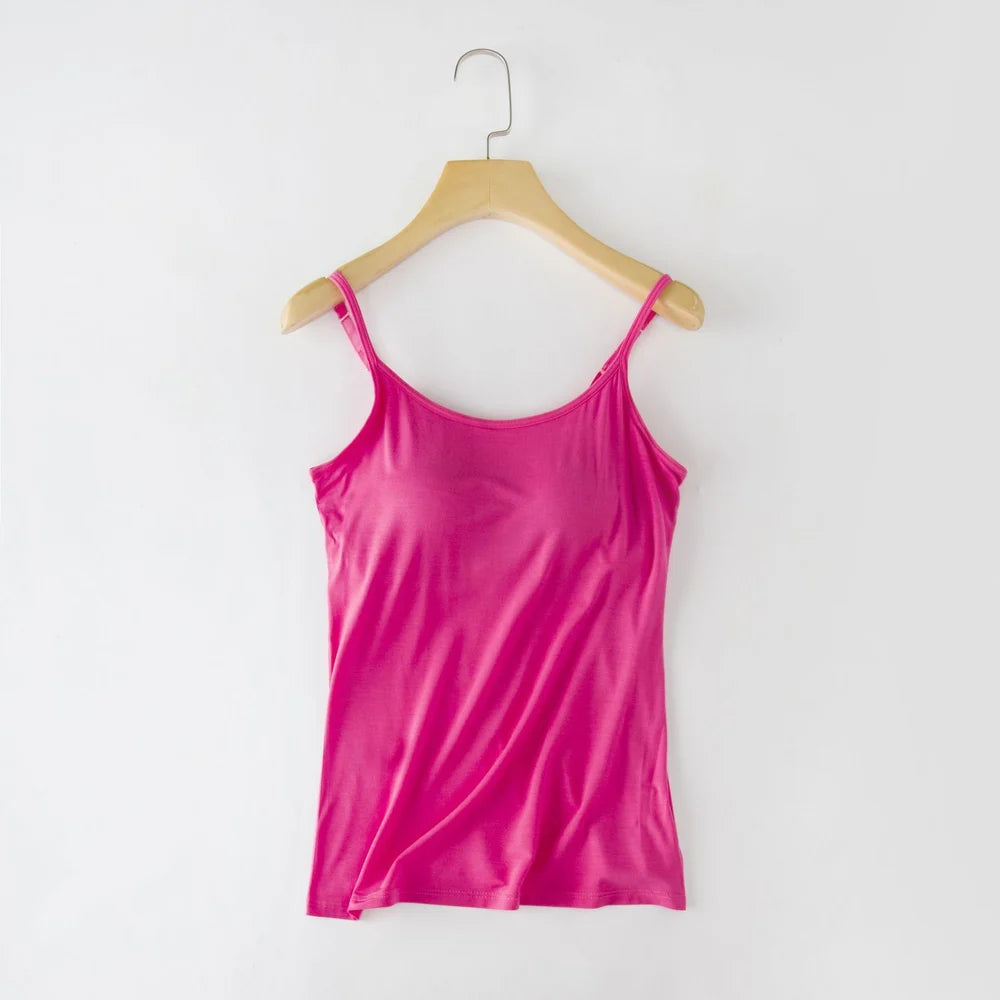 Tank With Built-In Bra - (Pack of 3)