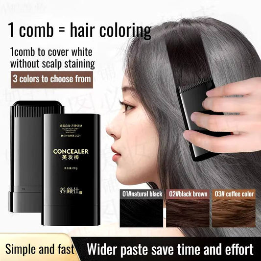 Japanese Instant Hair Colour Stick with Comb