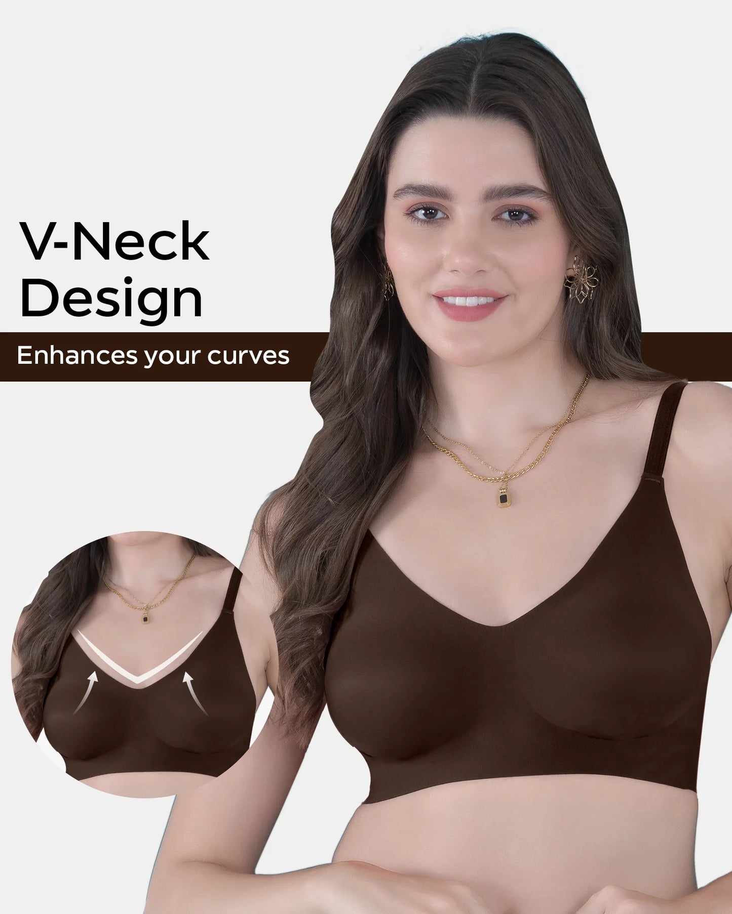 Fit :- No Show Seamless Padded Bra