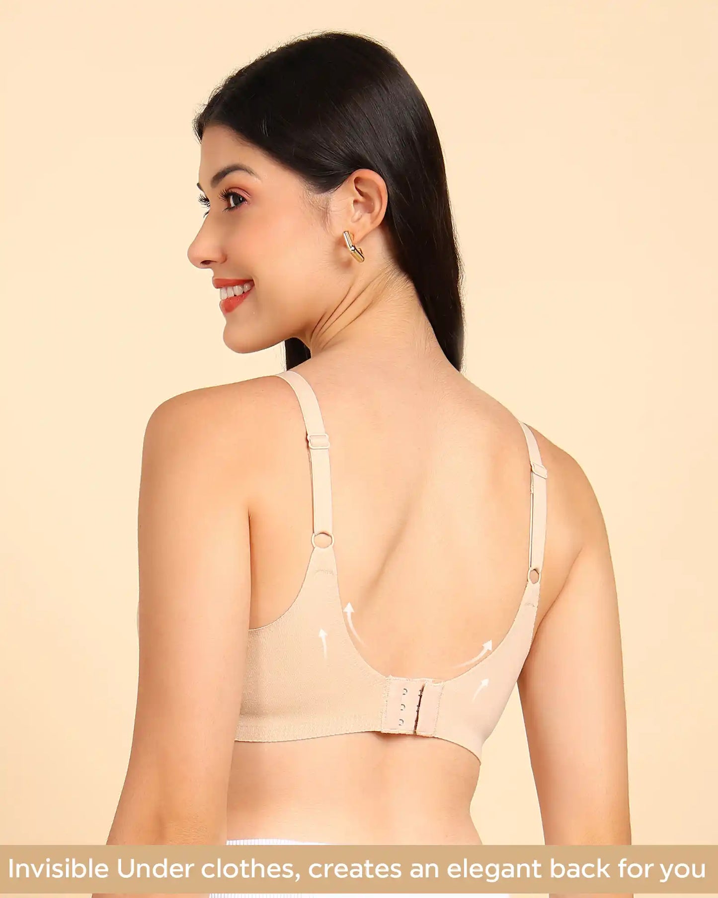 Non-Padded Cotton Spandex Fit Bra (SKIN)