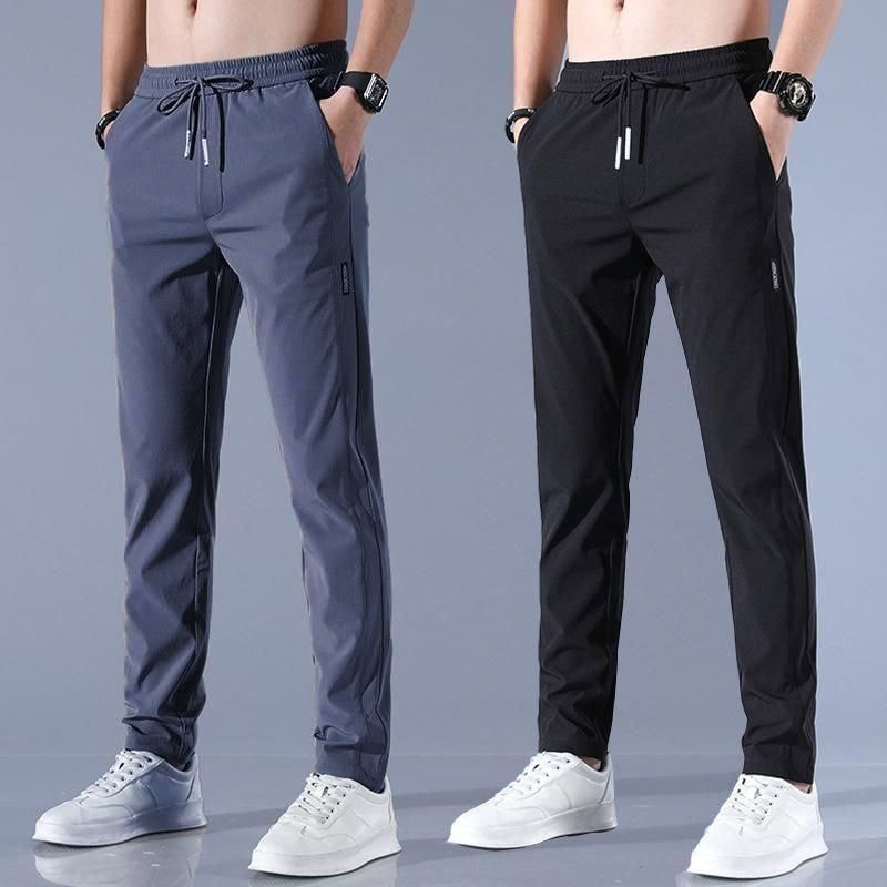 š„Buy1 Get 1 Freeš„š¤©PREMIUM MEN'S HIGH STRETCH SKINNY LYCRA PANTS(Black & Gray) š„