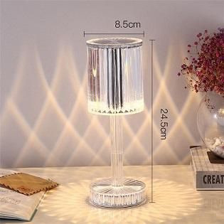 Crystal Table Lamp with Stand