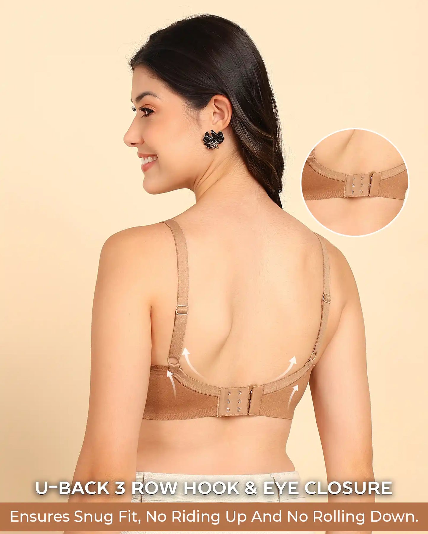 Fit Cotton Bonded Seamless Maximiser Bra