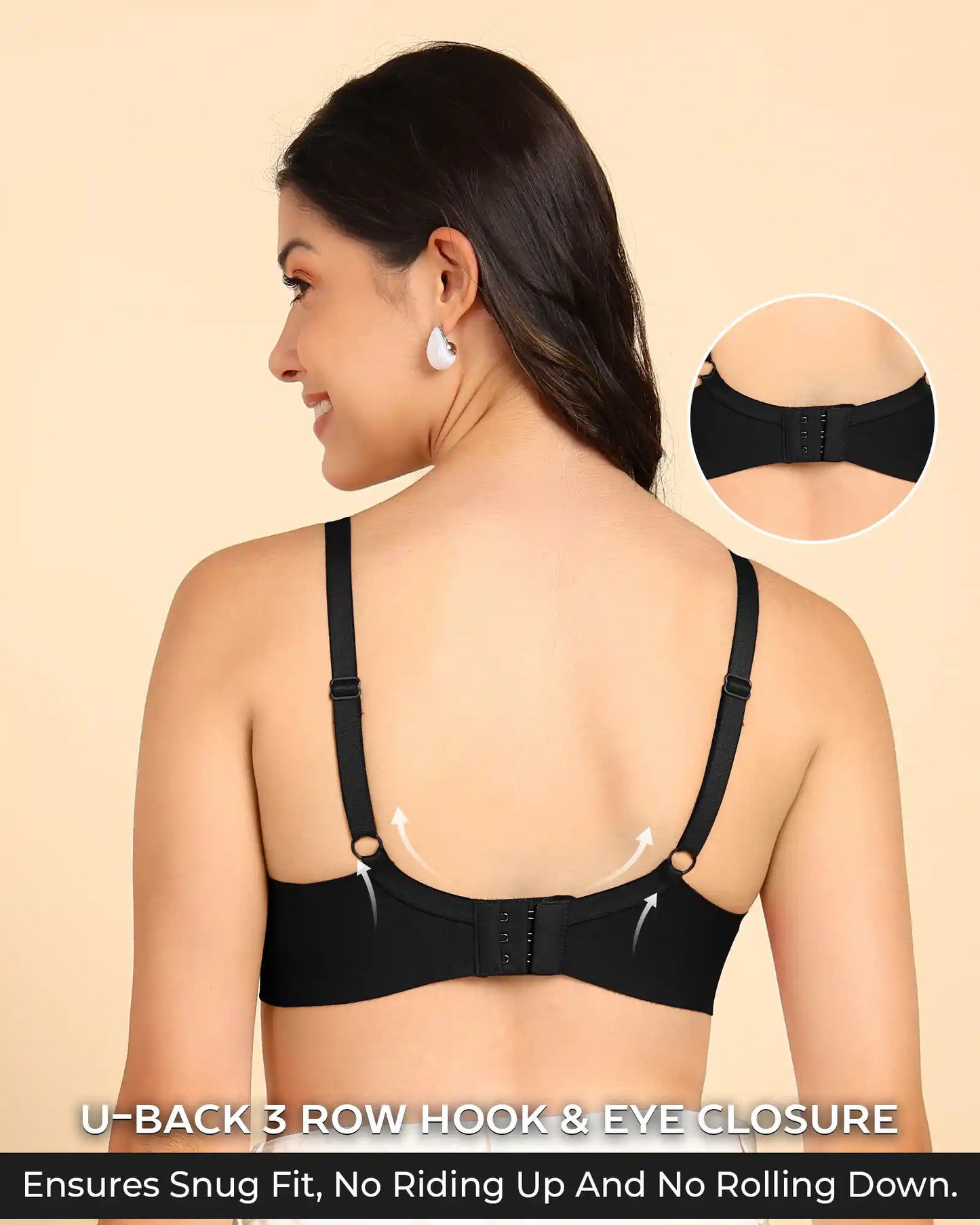 Fit Cotton Bonded Seamless Maximiser Bra