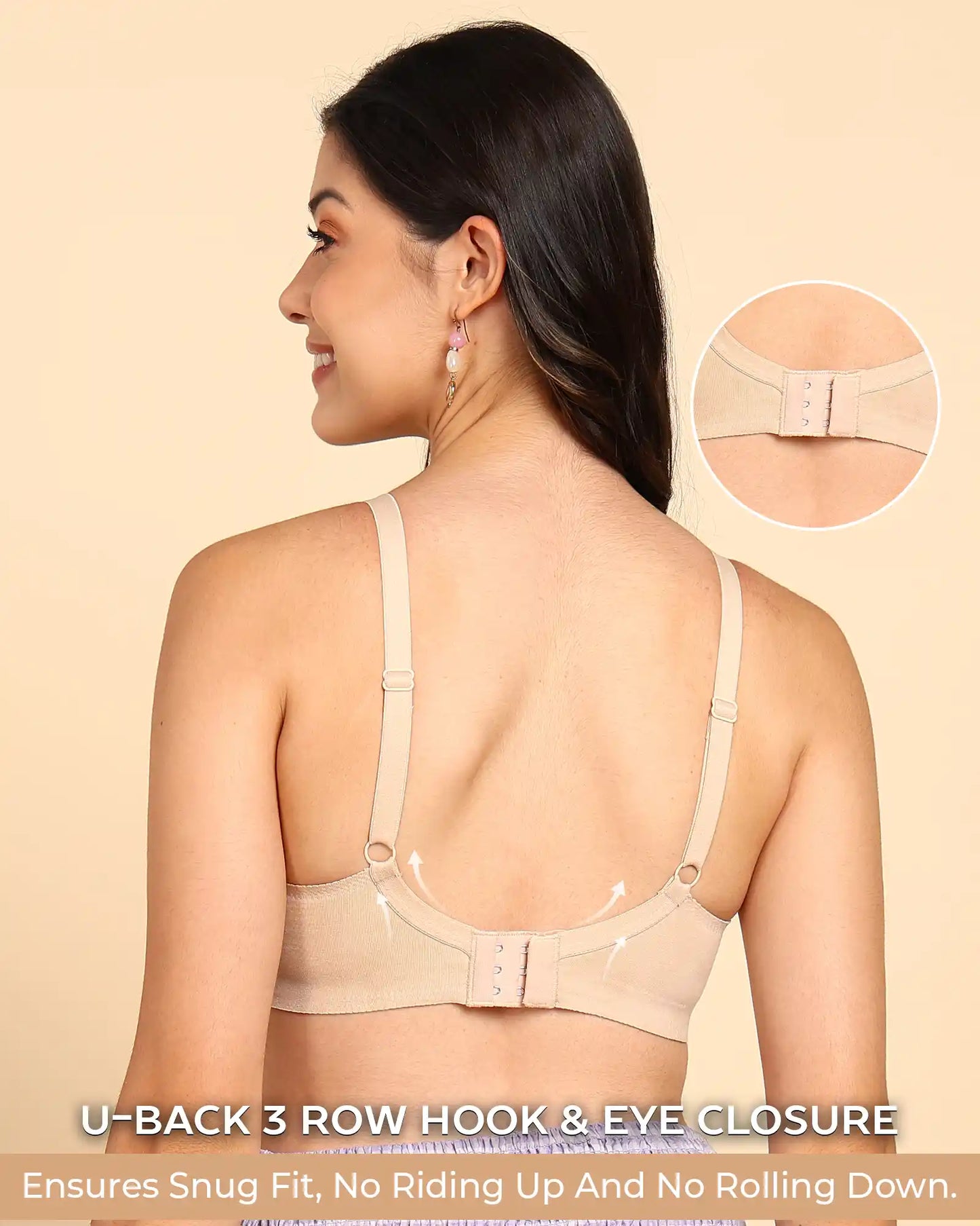 Fit Cotton Bonded Seamless Push-Up Bra