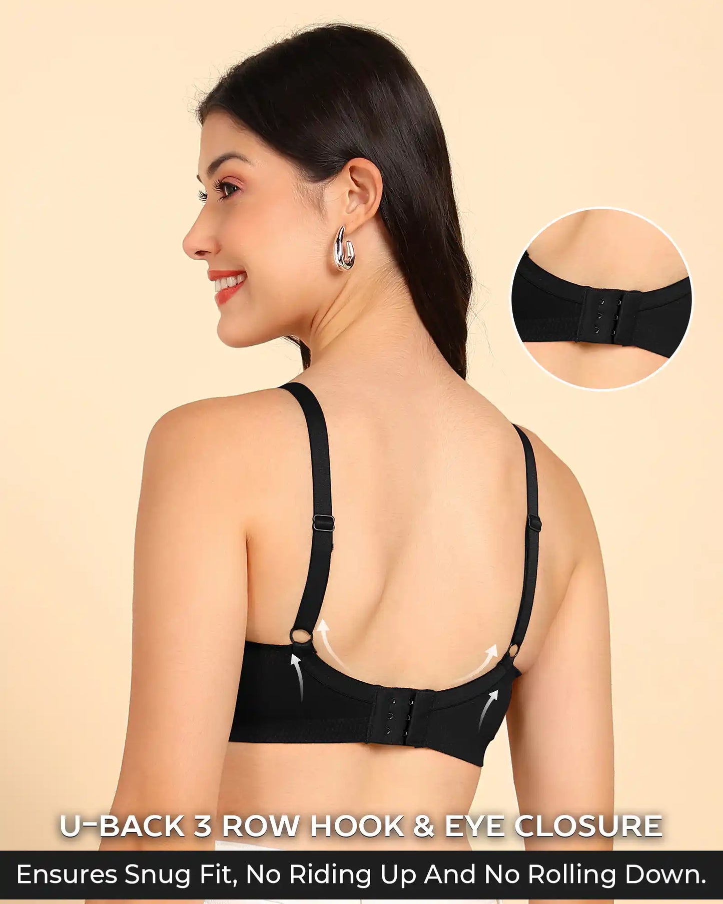 Fit Cotton Bonded Seamless Push-Up Bra