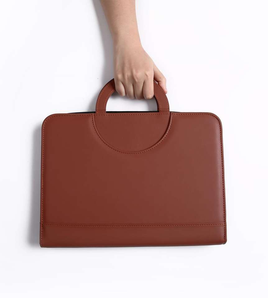 A4 MULTIPURPOSE ZIPPER LAPTOP & PHONE HOLDER BUSINESS FILE BAG