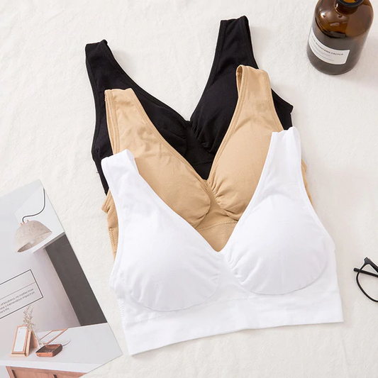 Pack Of 3 - Original Ultra Comfort Breathable, Seamless Air Bra