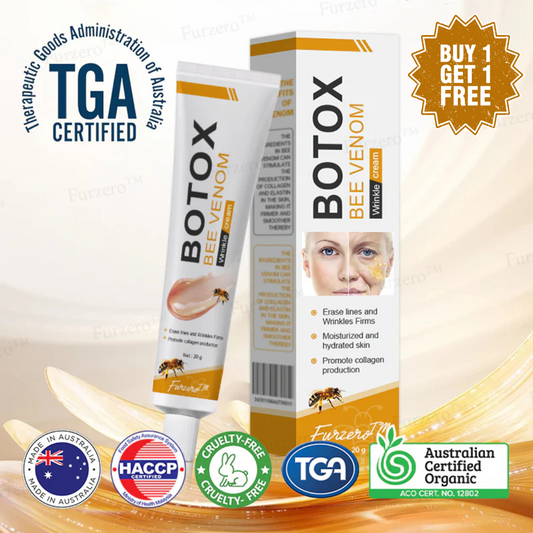 ☘️👨⚕️Made in Australia✅ Furzero™ Botox Bee Venom Wrinkle Removal Cream - BUY 1 GET 1 FREE