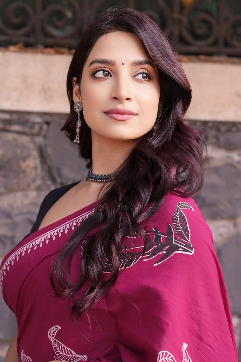 Bewitching 1 Minute Ready To Wear Dark Pink Mul Cotton Digital Printed Saree With Pocket