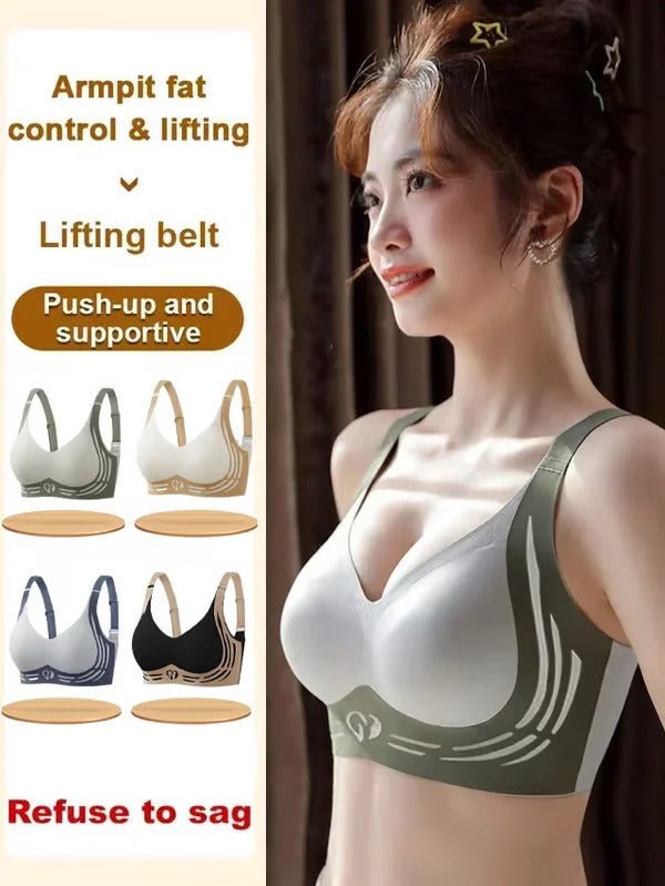 Pack of 4 - Anti Sagging Wireless Push-Up Bra
