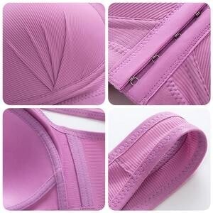 (PACK OF 3) PLUS SIZE PUSH UP SEAMLESS FRONT CLOSURE ELASTIC BRA
