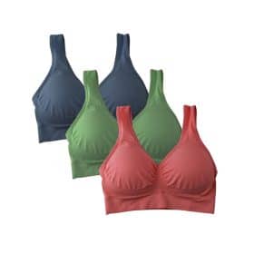 Bra - Comfortable, soft and seamless  (Pack of 3)