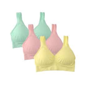 Bra - Comfortable, soft and seamless  (Pack of 3)