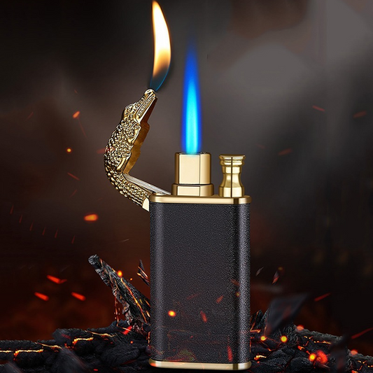 Cool Dual Flame Dragon Lighter