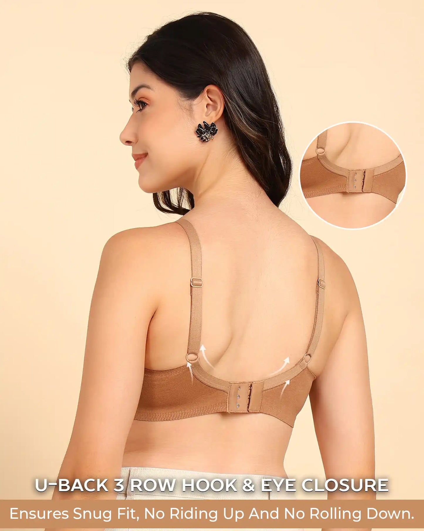 Fit Cotton Bonded Seamless Push-Up Bra