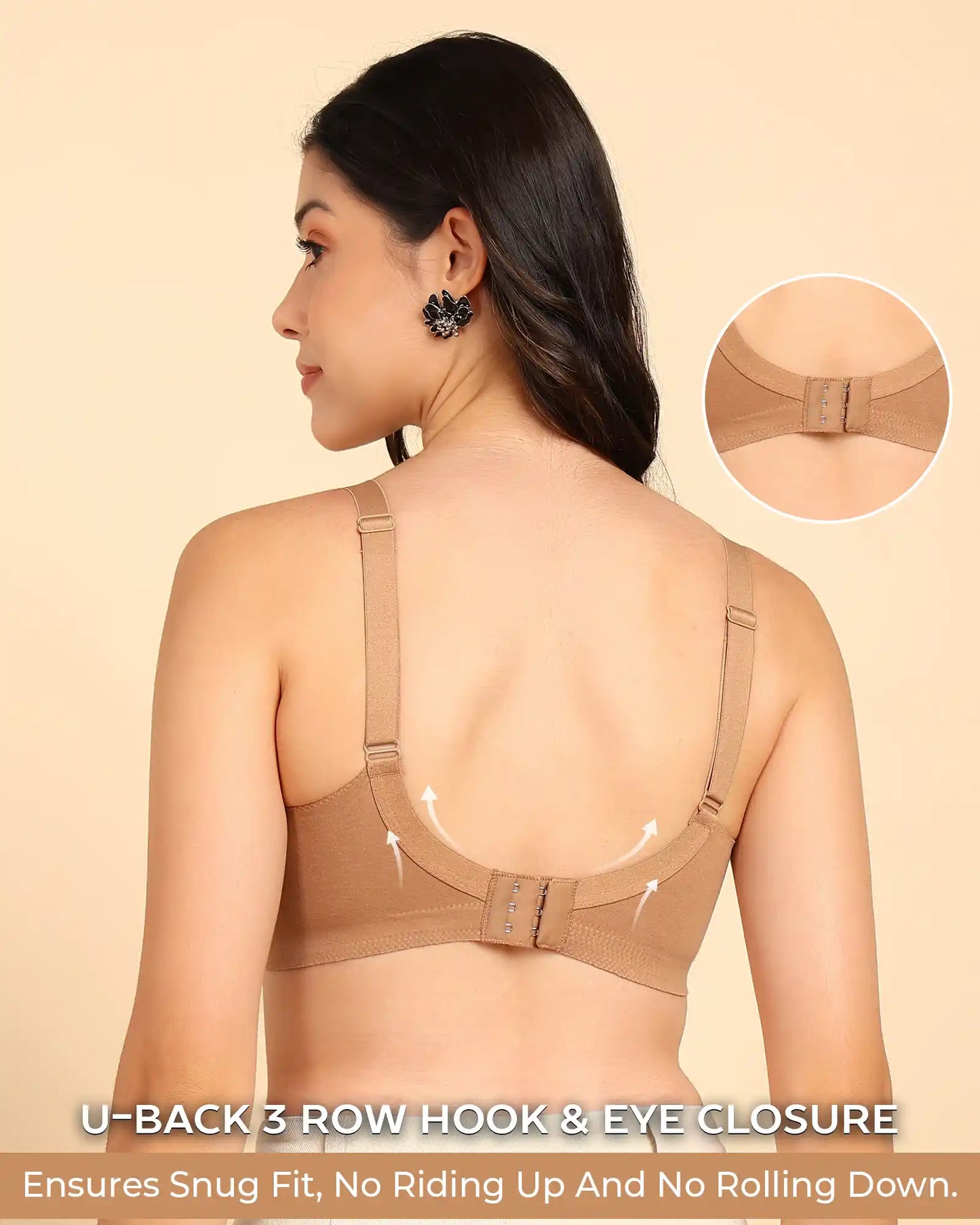 Fit Lightly Padded Cotton Bonded Seamless Minimiser ((TW-SB-9203)