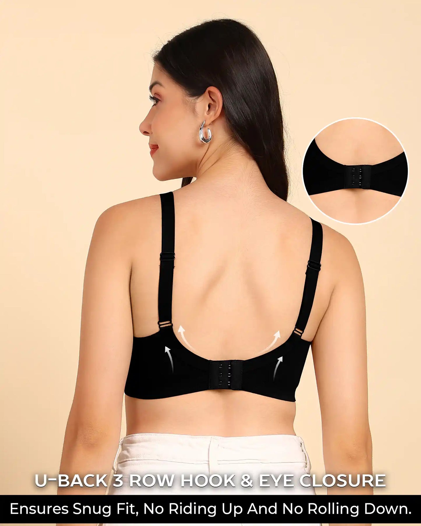 Fit Lightly Padded Cotton Bonded Seamless Minimiser ((TW-SB-9203)