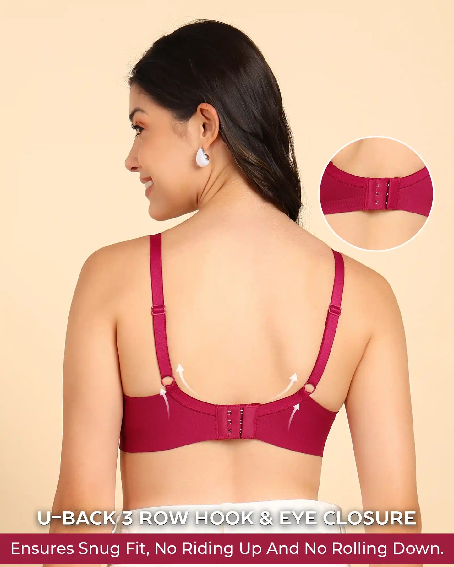 Fit Cotton Bonded Seamless Maximiser Bra