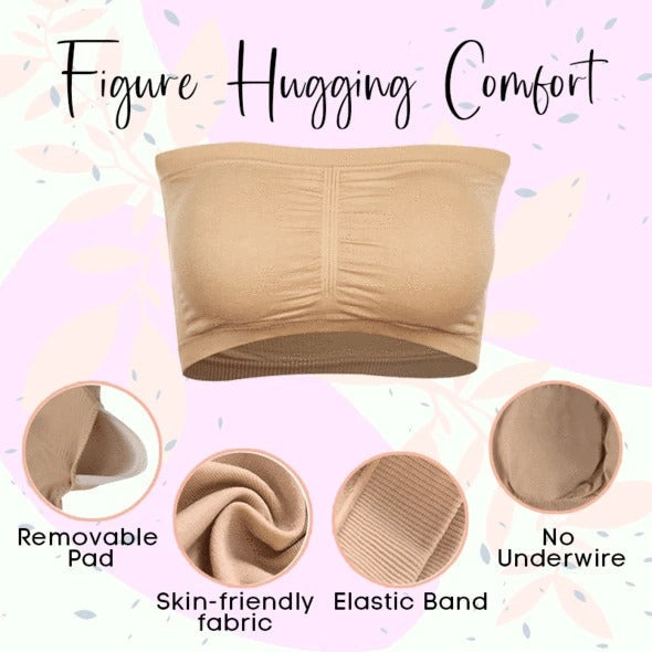 Supportive Seamless Bandeau Bra