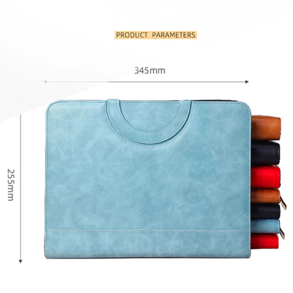 A4 MULTIPURPOSE ZIPPER LAPTOP & PHONE HOLDER BUSINESS FILE BAG