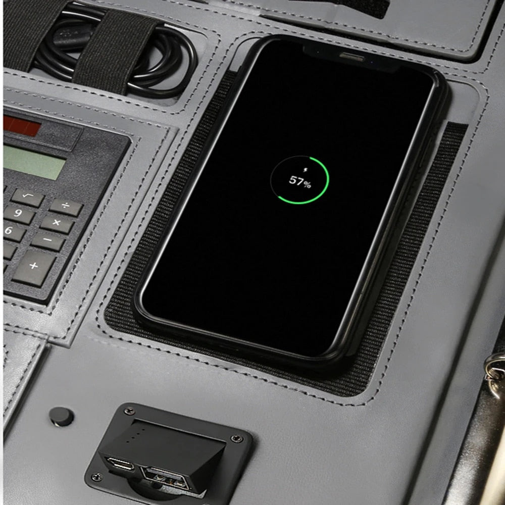 A4 MULTIPURPOSE ZIPPER LAPTOP & PHONE HOLDER BUSINESS FILE BAG