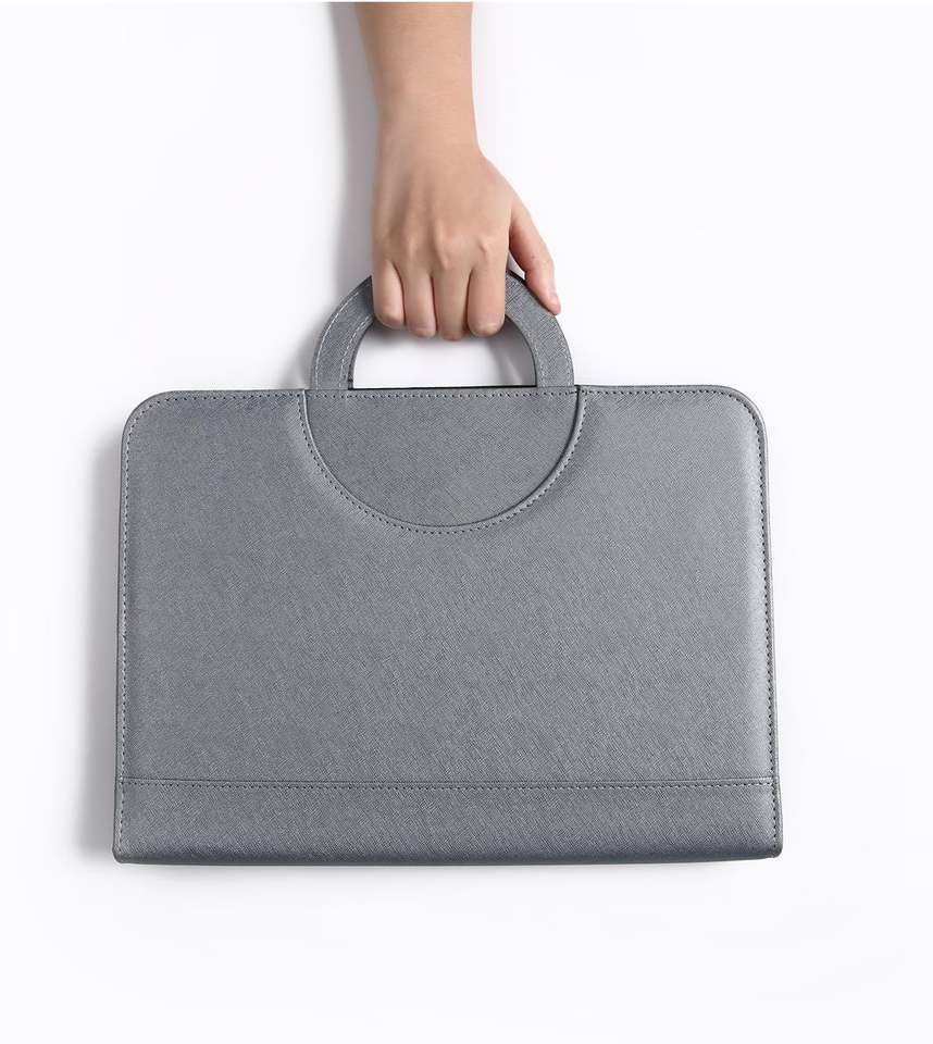 A4 MULTIPURPOSE ZIPPER LAPTOP & PHONE HOLDER BUSINESS FILE BAG