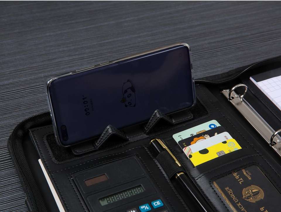 A4 MULTIPURPOSE ZIPPER LAPTOP & PHONE HOLDER BUSINESS FILE BAG