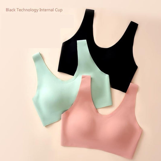 (pack of 3)Women Comfortable Bralette Wireless Bra for Women
