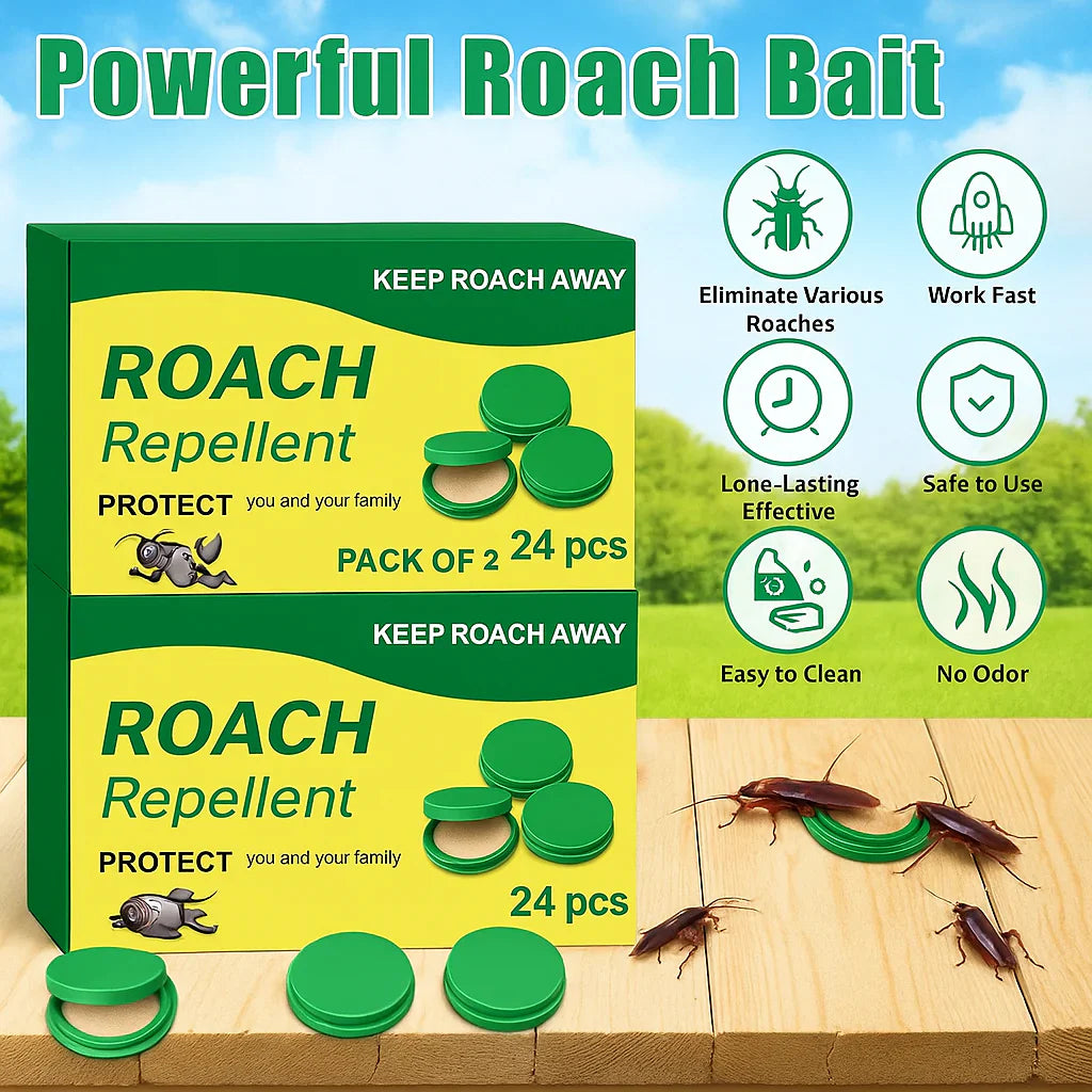 Natural Cockroach Killer Gel – For Kitchens, Bathrooms, and Cabinets