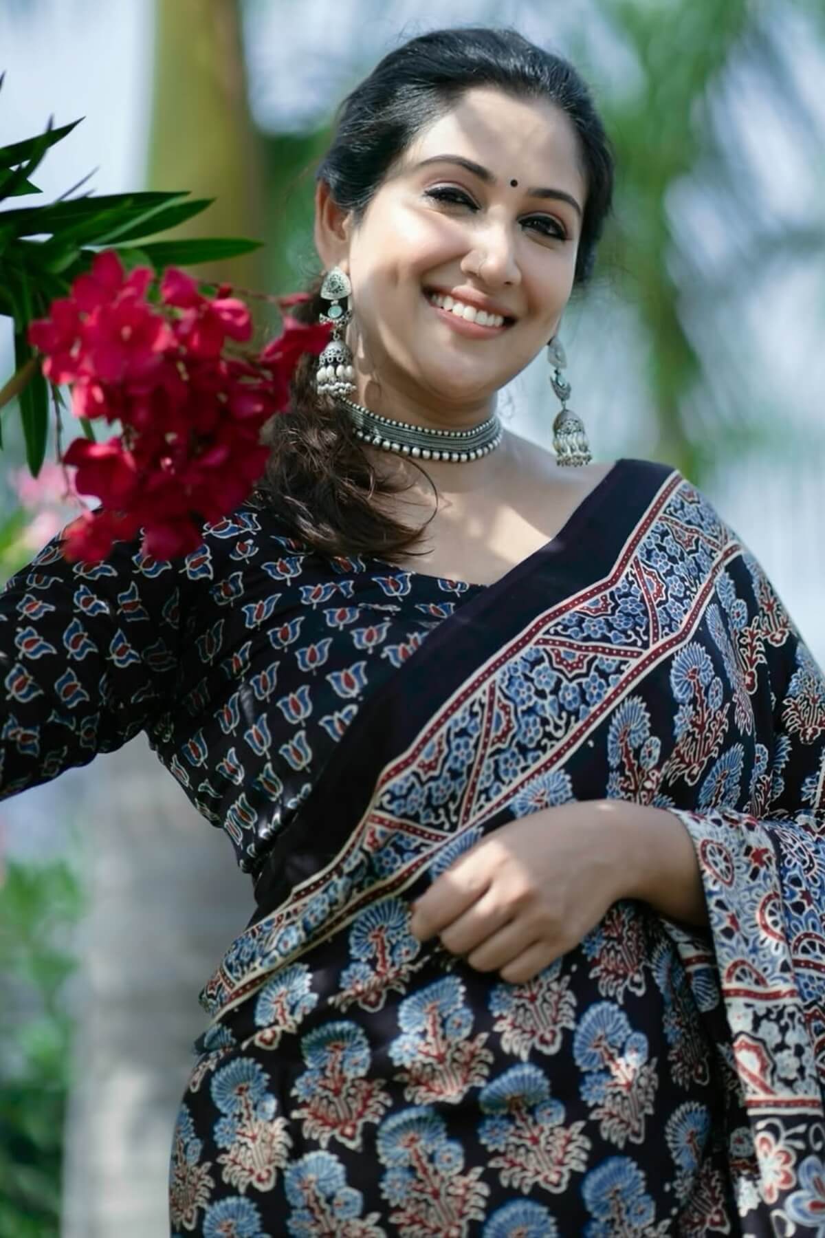 Elision Black 1 Minute Ready To Wear Digital Printed Crape Silk Saree