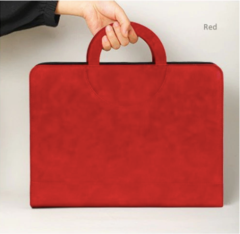 A4 MULTIPURPOSE ZIPPER LAPTOP & PHONE HOLDER BUSINESS FILE BAG