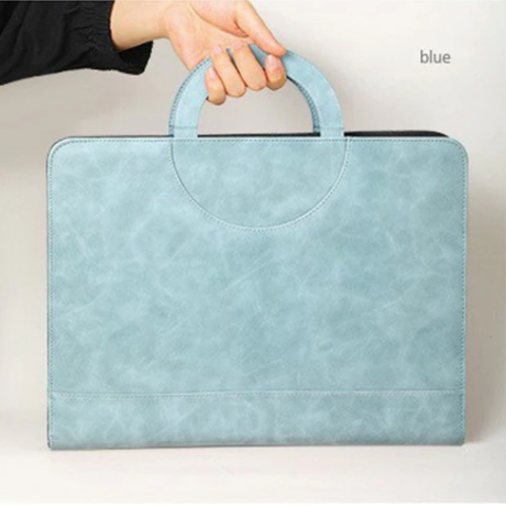 A4 MULTIPURPOSE ZIPPER LAPTOP & PHONE HOLDER BUSINESS FILE BAG