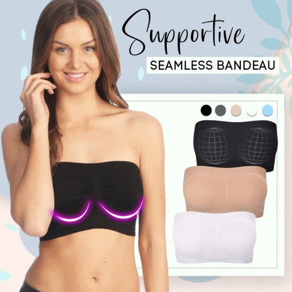 Supportive Seamless Bandeau Bra
