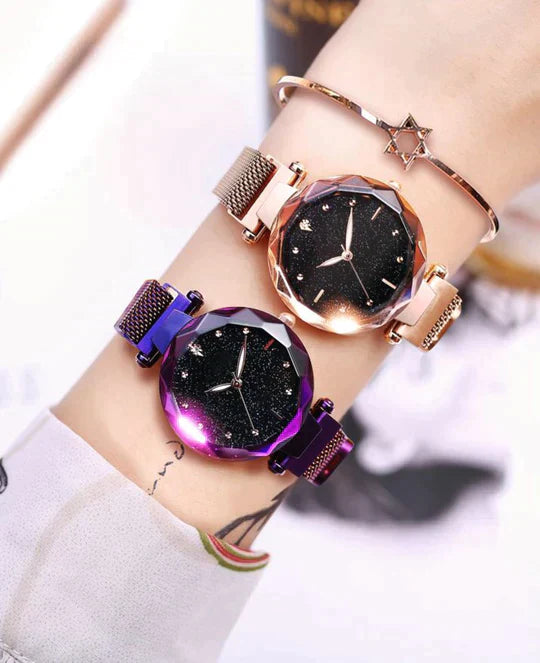 Combo of Women's Metal Watch and Bracelets(Buy One Get One Free)