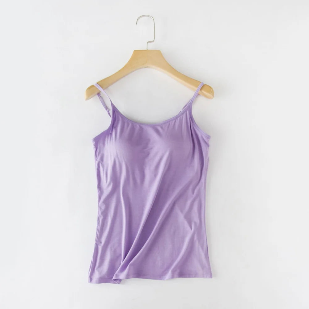 Tank With Built-In Bra - (Pack of 3)